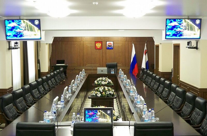 Завершены работы в Малом зале заседаний Правительства Камчатского края