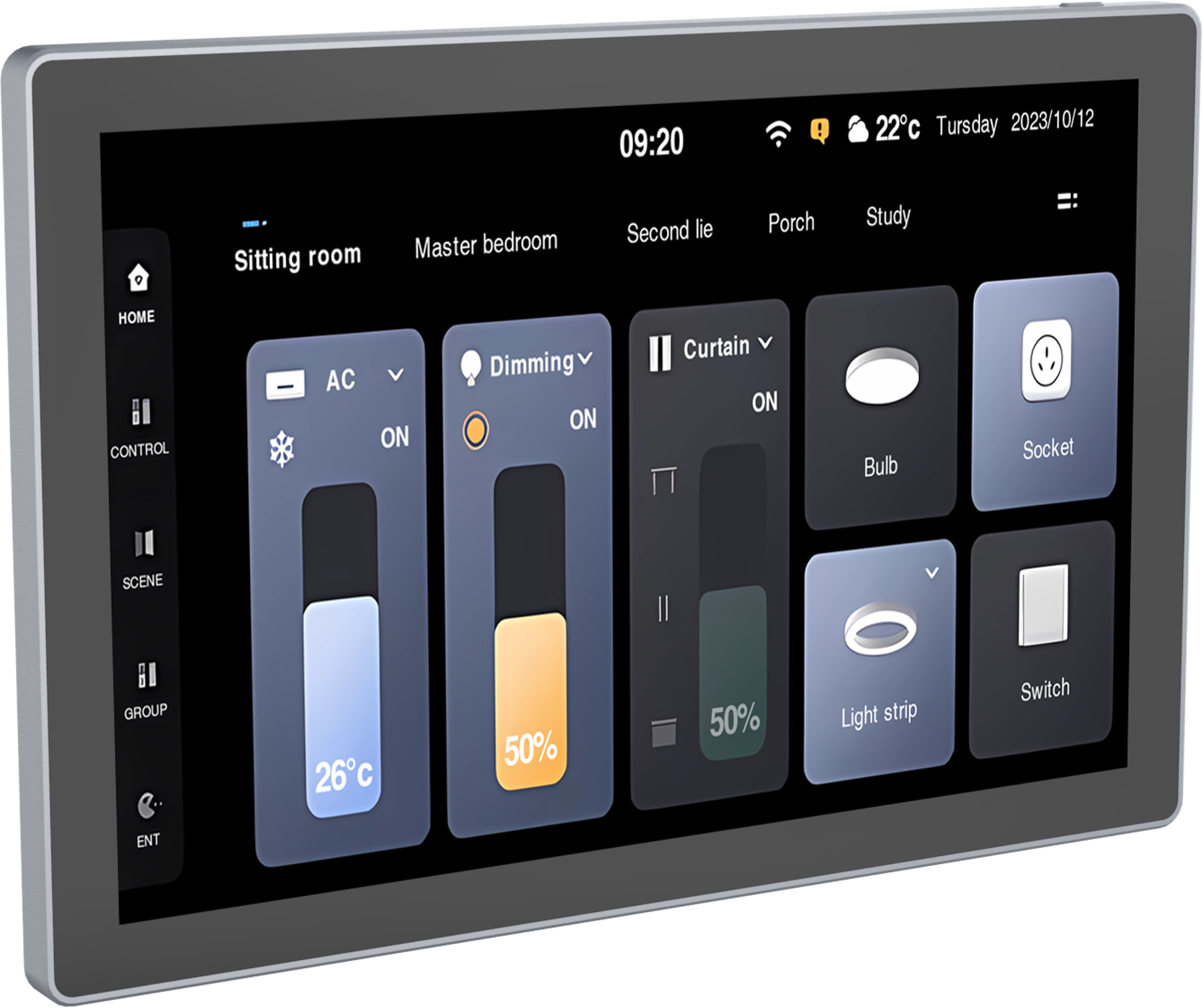Настенная сенсорная панель управления AVC-WTouch10(A)