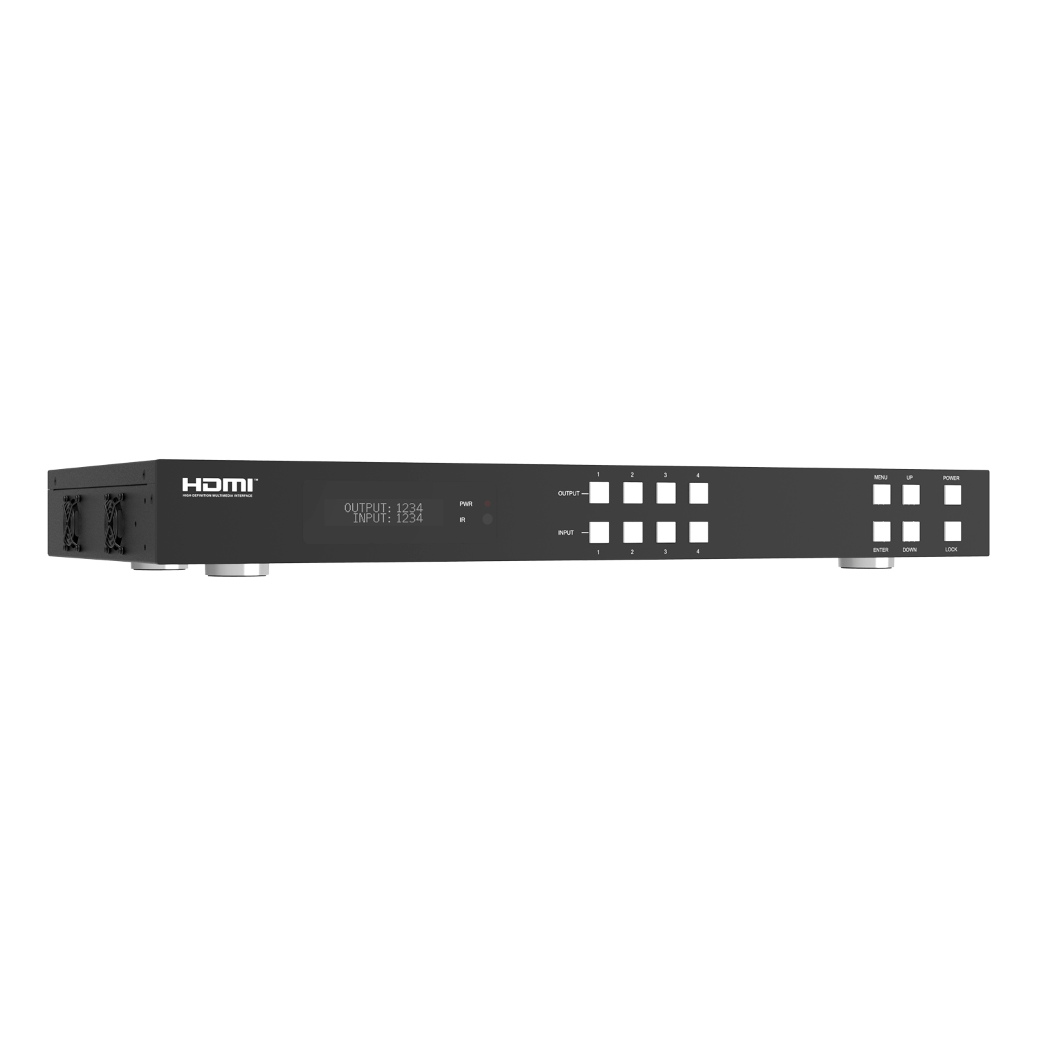 Матричный коммутатор HDMI 4x4, 4К@60Гц, 4:4:4 MX44UHD