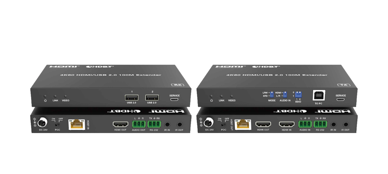 Комплект для передачи по витой паре HD BaseT EX-HD100UА