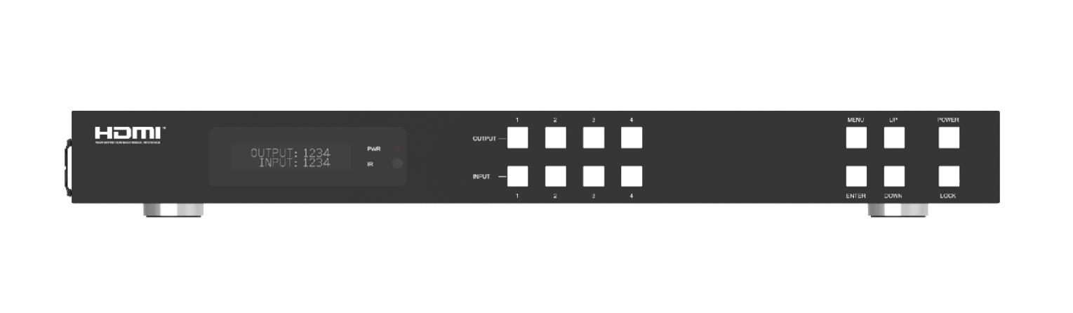 Матричный коммутатор с выходами HD BaseT MX44-UHD150